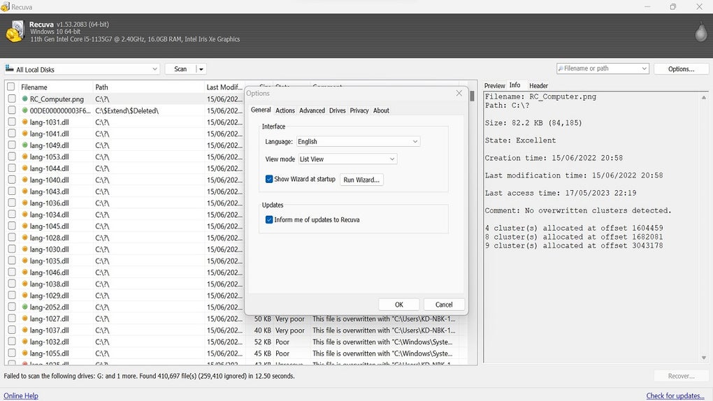 Recuva recovery deleted recuperar archivos restore jalantikus dela programa resmi recover dafunda interna piriform